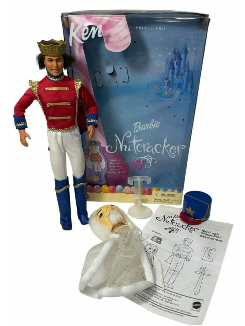 COMPLETE IN BOX Vintage Barbie in the Nutcracker Prince Eric Ken Doll 50793